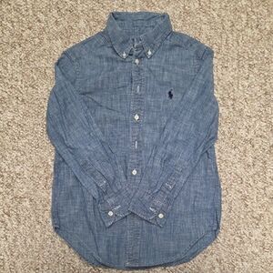 Ralph Lauren Kids Blue Button-Down Shirt